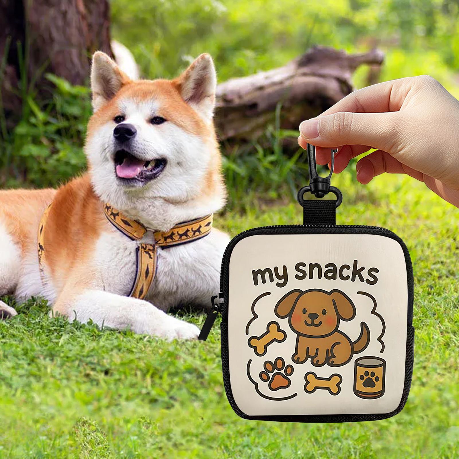 屋外用犬用おやつポーチ 携帯用フード収納ディスペンサー ペッ - Food Snacks For Hiking のレビューと価格