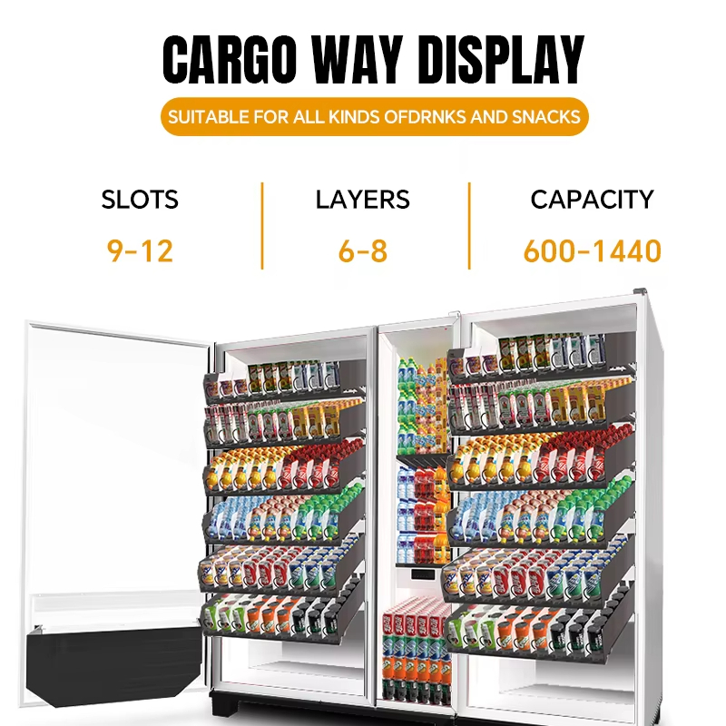 自動冷蔵飲料販売機スマート飲料スナック食品ディスペンサー商業 - Food Snacks In Usa のレビューと価格