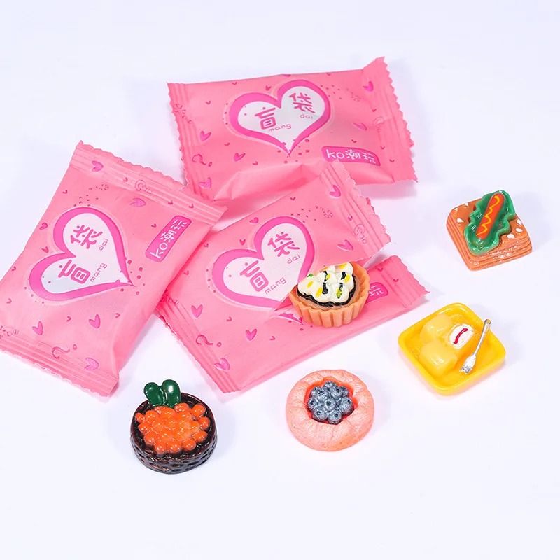 ランダムスタイルバッグミニチュア食品玩具ミニモデルおもちゃシ - Food Snacks Drinks のレビューと価格