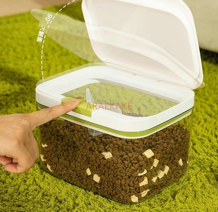 キャットフード保存バケツ、ドッグフード密封バケツ、猫用品収納 - Dry Food Snacks のレビューと価格